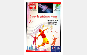Stage de printemps pour les jeunes