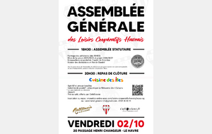 ASSEMBLÉE GÉNÉRALE DES LOISIRS COOPÉRATIFS HAVRAIS